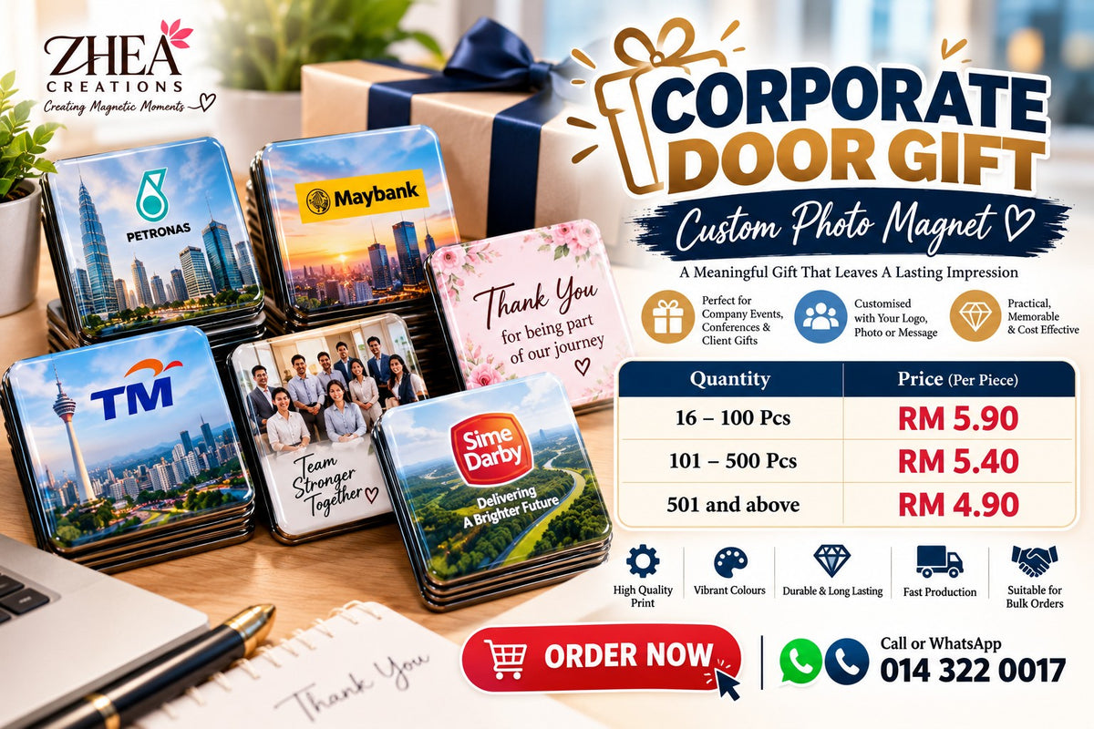 Corporate door gift custom logo fridge magnets