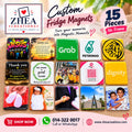 ZHEA Creations custom photo fridge magnets, 15 pieces without frame