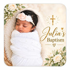 Baptism christening photo fridge magnet door gift